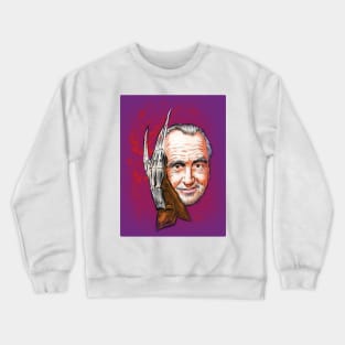 Wes Craven - An illustration by Paul Cemmick Crewneck Sweatshirt